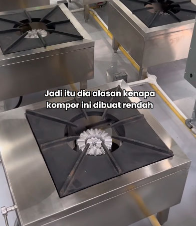 Standar Kualitas Tertinggi Fabrikasi Dapur Komersial