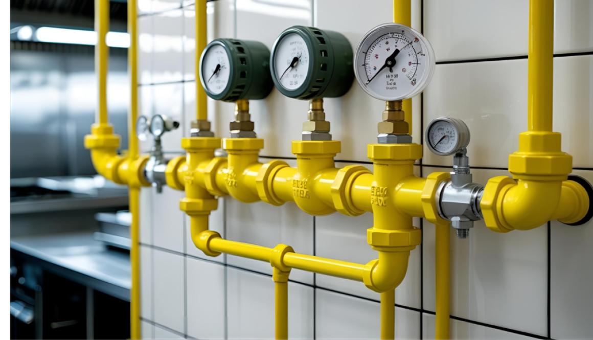 Instalasi gas Komersil modern