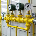 Instalasi gas Komersil modern